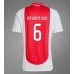 Ajax Jordan Henderson #6 Hjemmedrakt 2024-25 Kortermet
